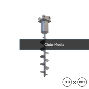 パワーショベルアタッチメント - オーガー