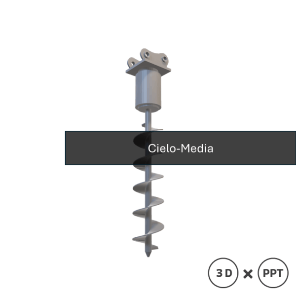 パワーショベルアタッチメント - オーガー