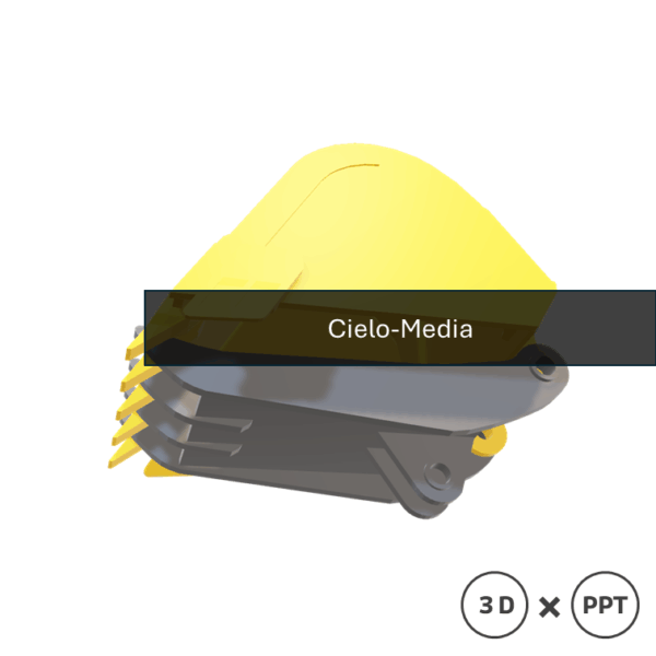 パワーショベルアタッチメント - グラップル機能付きバケット